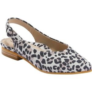 Earth Womens Uptown Ursula Slingback Silky Suede -- Taupe Multi NEW